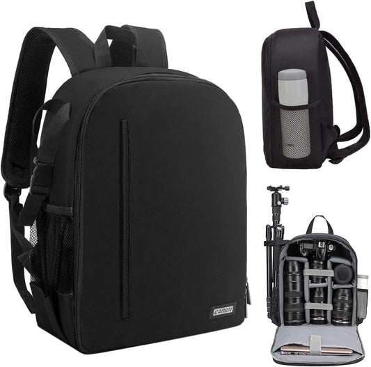 Camera Backpack Bag Professional for DSLR/SLR Mirrorless Camera Waterproof, Camera Case Compatible for Sony Canon Nikon